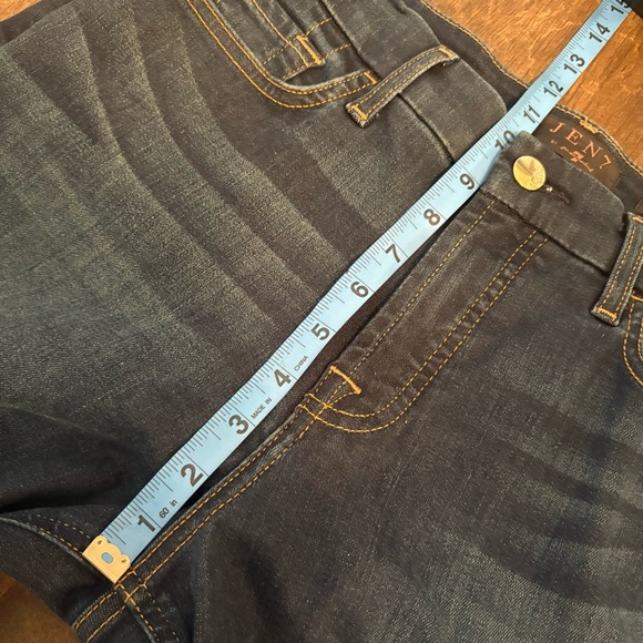 Seven for All Mankind JEN 7 Blue Denim Cropped Wide Leg Jeans! Size 8 - Picture 10 of 13